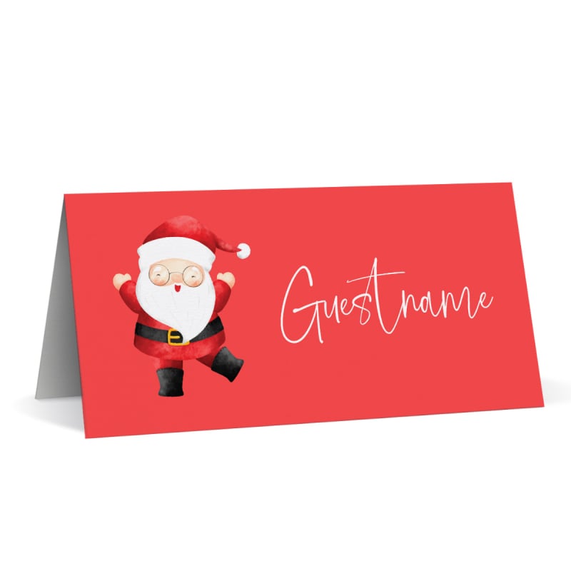 Jolly Santa Christmas Placecards