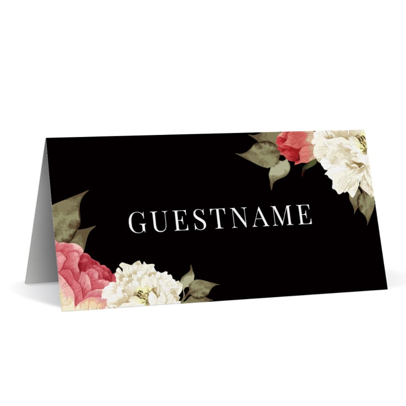 Succulent Roses Placecards