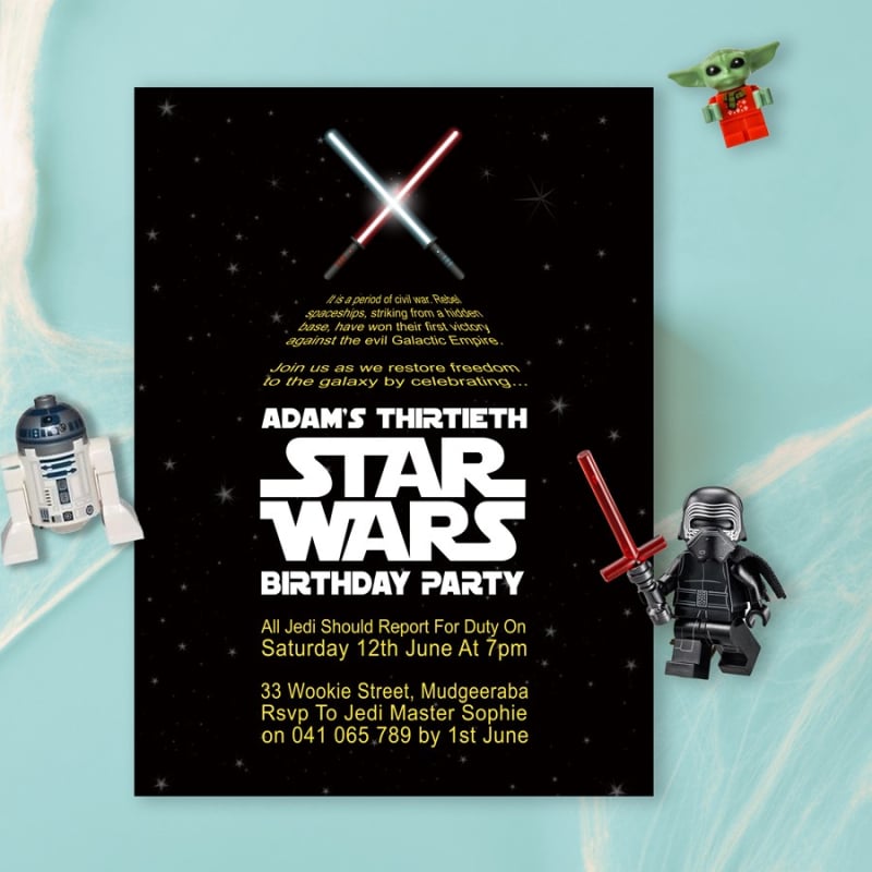 Star Wars Party Invitations
