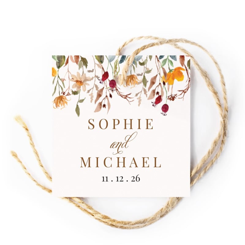 Delight Wildflowers  Gift Tags