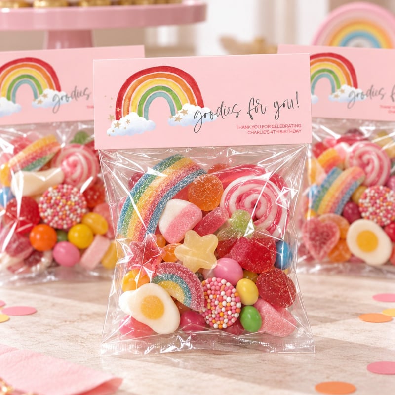 Rainbow Lolly Bags