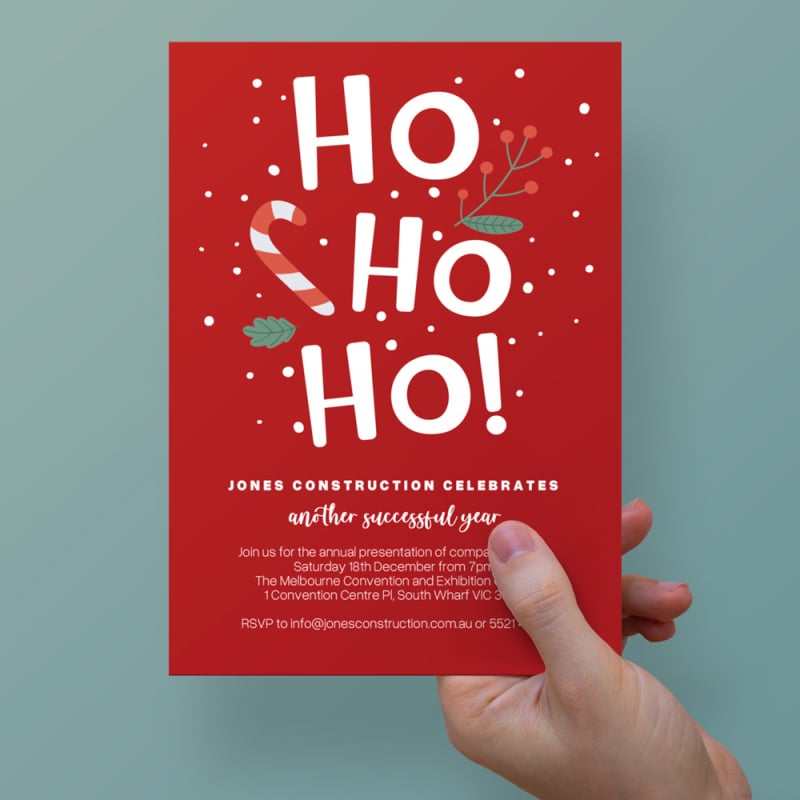 Christmas Red Party Invitation
