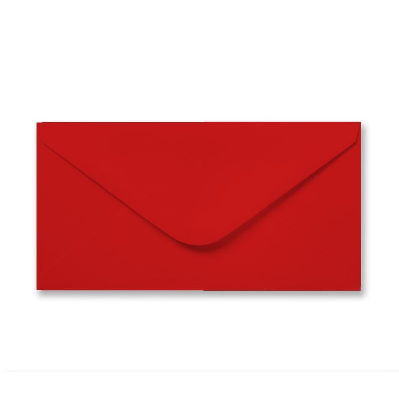 Red DL Envelope 120gsm