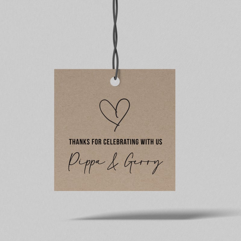Rustic Heart Gift Tags