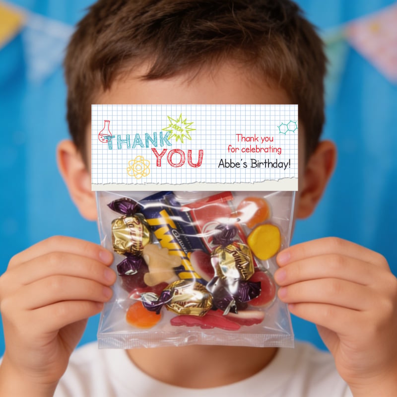 Mad Scientist Lolly Bags