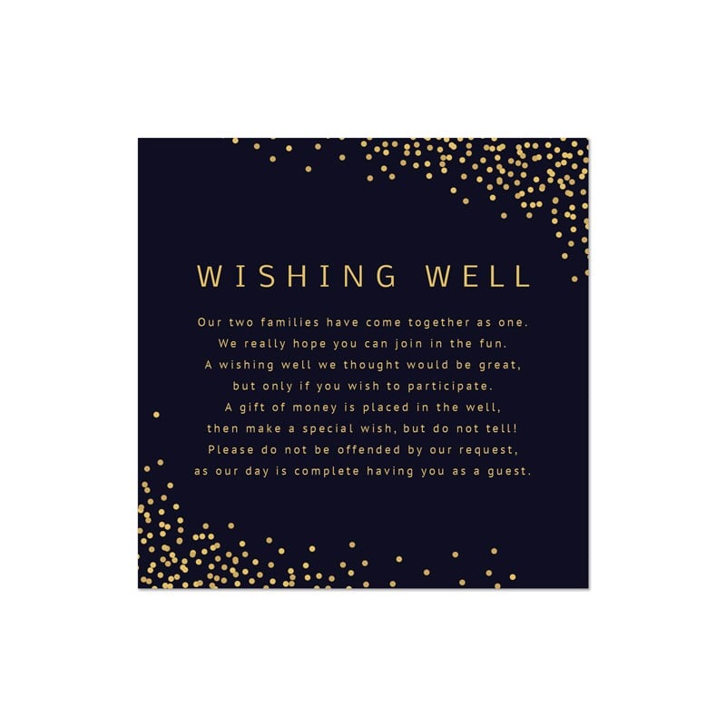 Shine Brightly Wishing Well Card