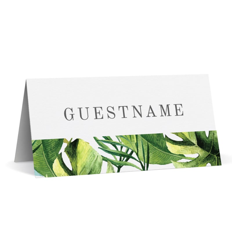 Simple Tropical Placecards