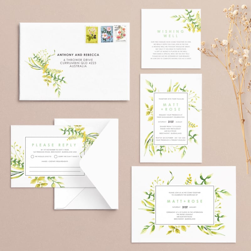 Springtime Wishing Well Card