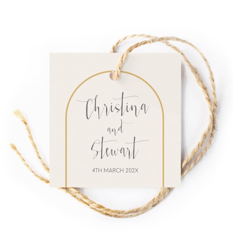 This Modern Love Wedding Gift Tag
