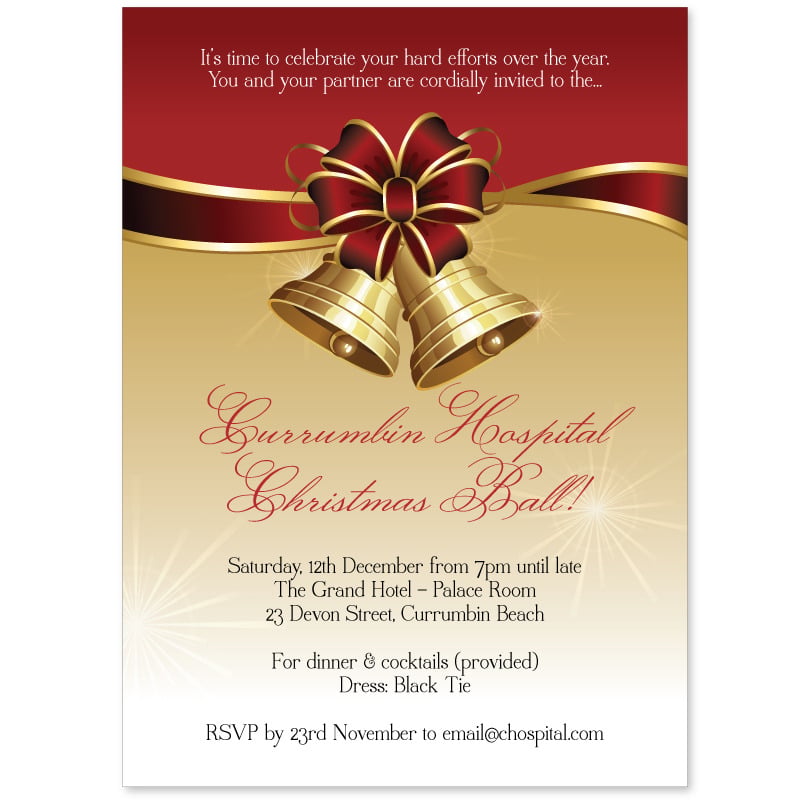 Traditional Christmas Invitations