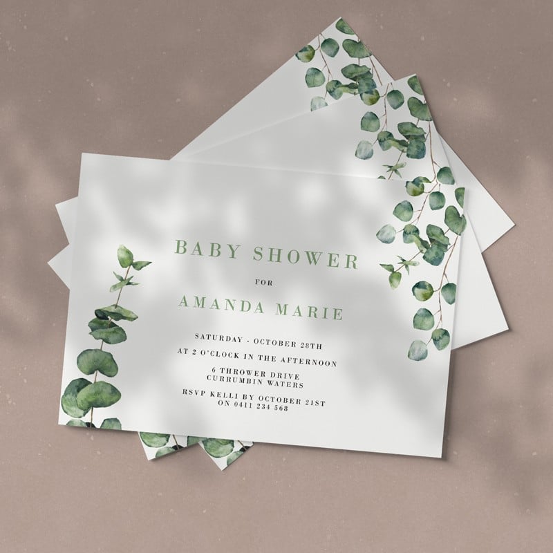 Tree of Life Baby Shower Invitations