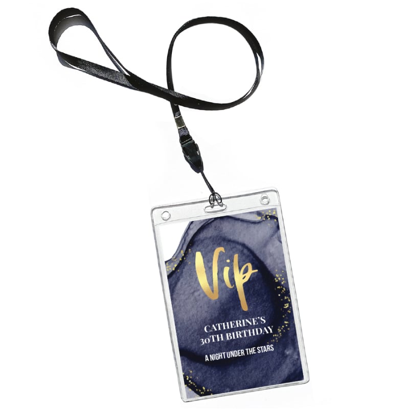 Golden Luxe VIP Pass Invitations