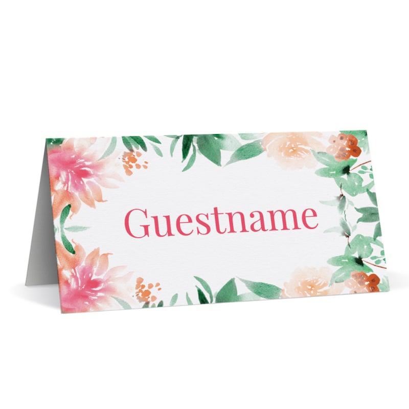 Botanical Watercolours Placecards