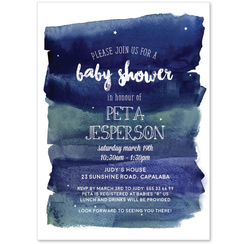 Dream Chaser Baby Shower Cards