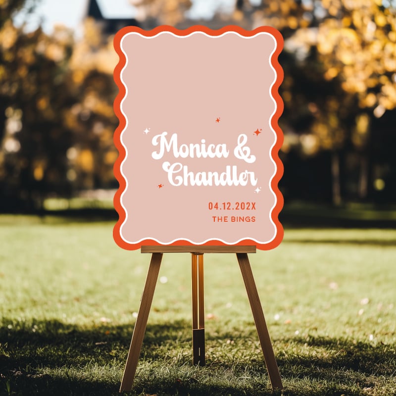 All that Glitters Wedding Welcome Sign