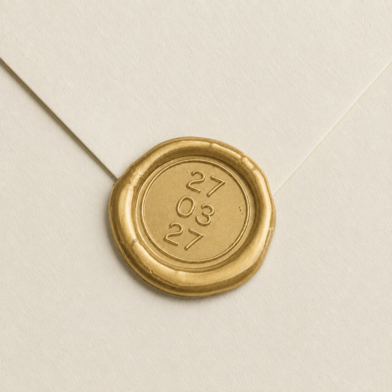 Date Wax Stamp