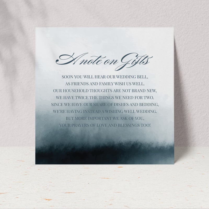 Belle Blue Wishing Well Card
