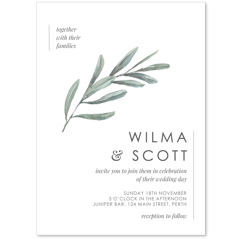 Italian Escape Wedding Invitations