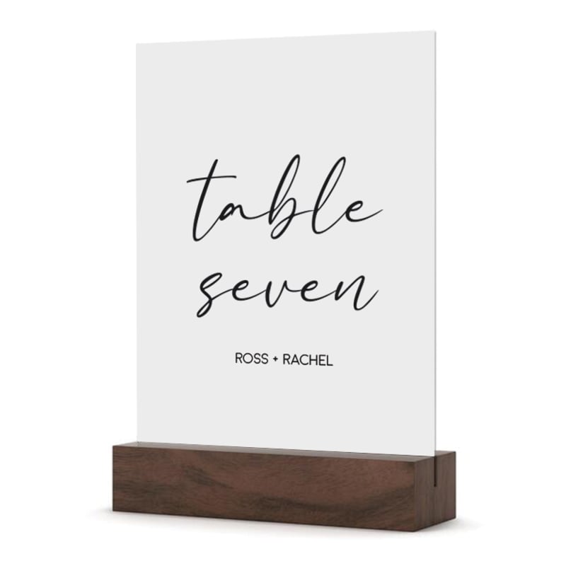 Innocent Wedding Table Numbers 