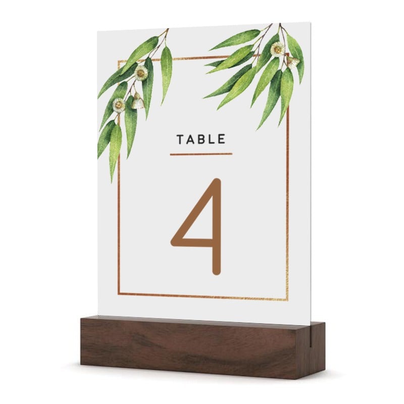 Australian Native Table Numbers 