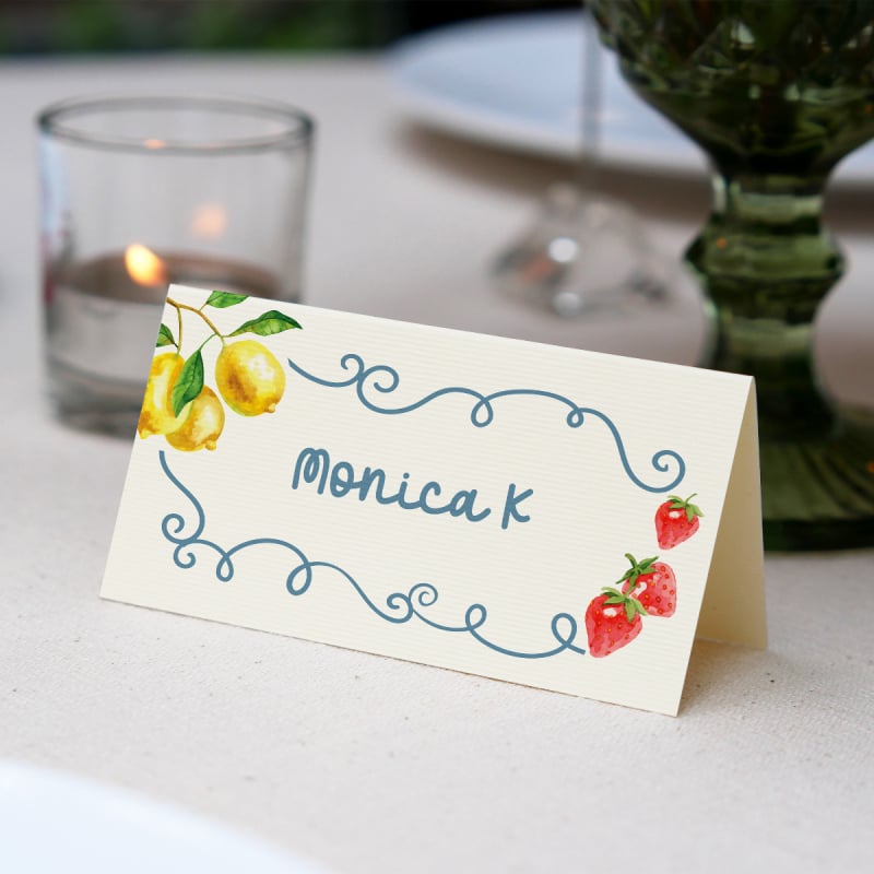 White Lotus Custom Placecards