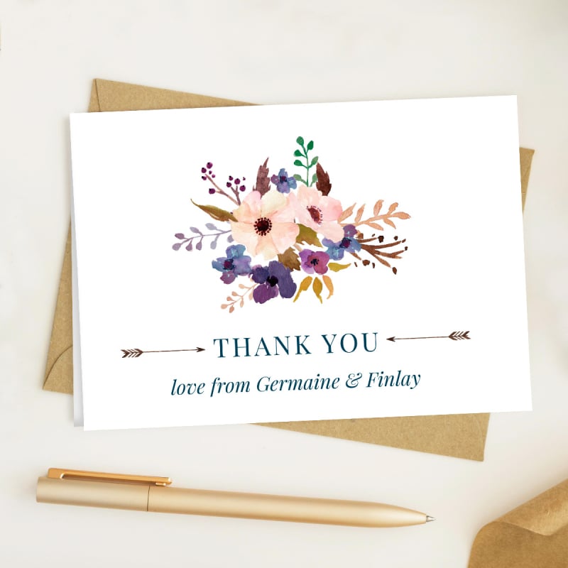 A Valentine Thank You Cards