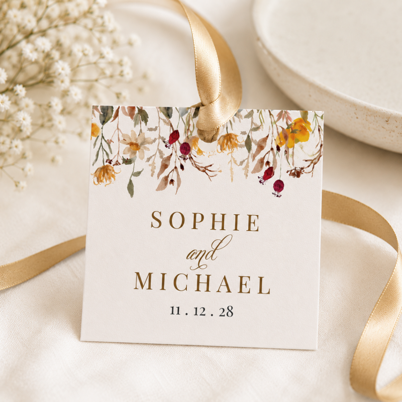 Delight Wildflowers  Gift Tags