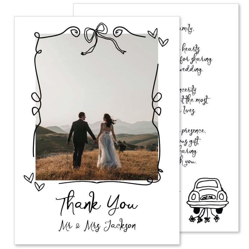 Whimsical Thank You Card