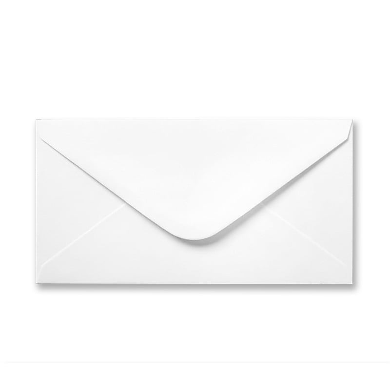 White DL Envelope 100gsm