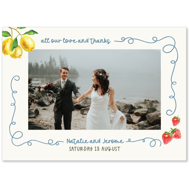 White Lotus Thank You Cards