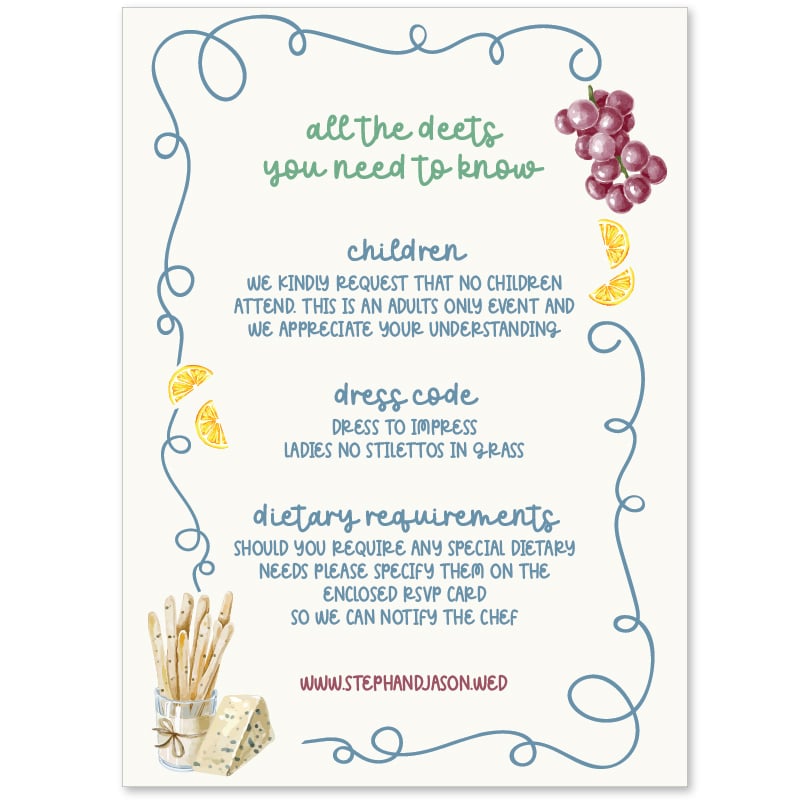 White Lotus Information Cards