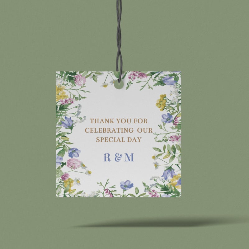 Spring Wildflower Gift Tags