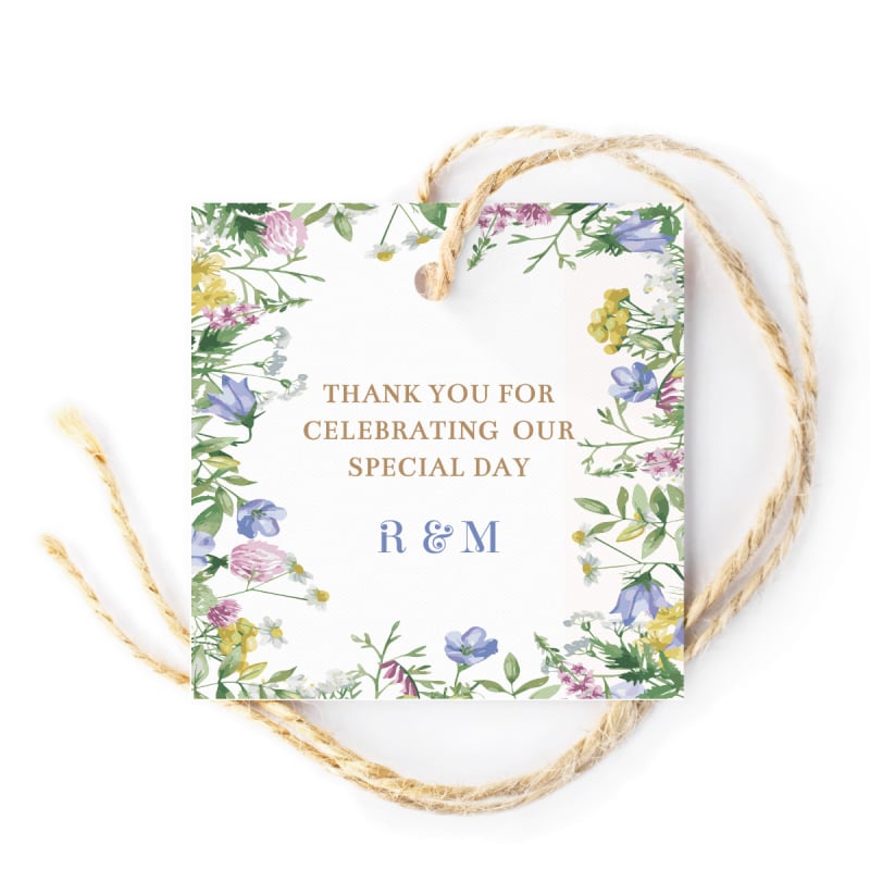 Spring Wildflower Gift Tags