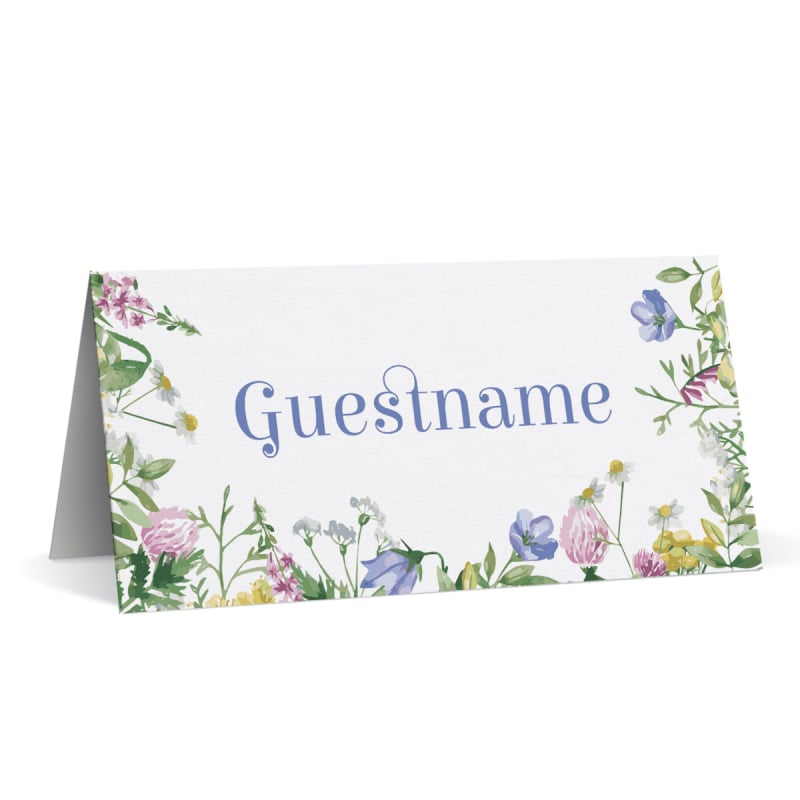 Spring Wildflower Placecards