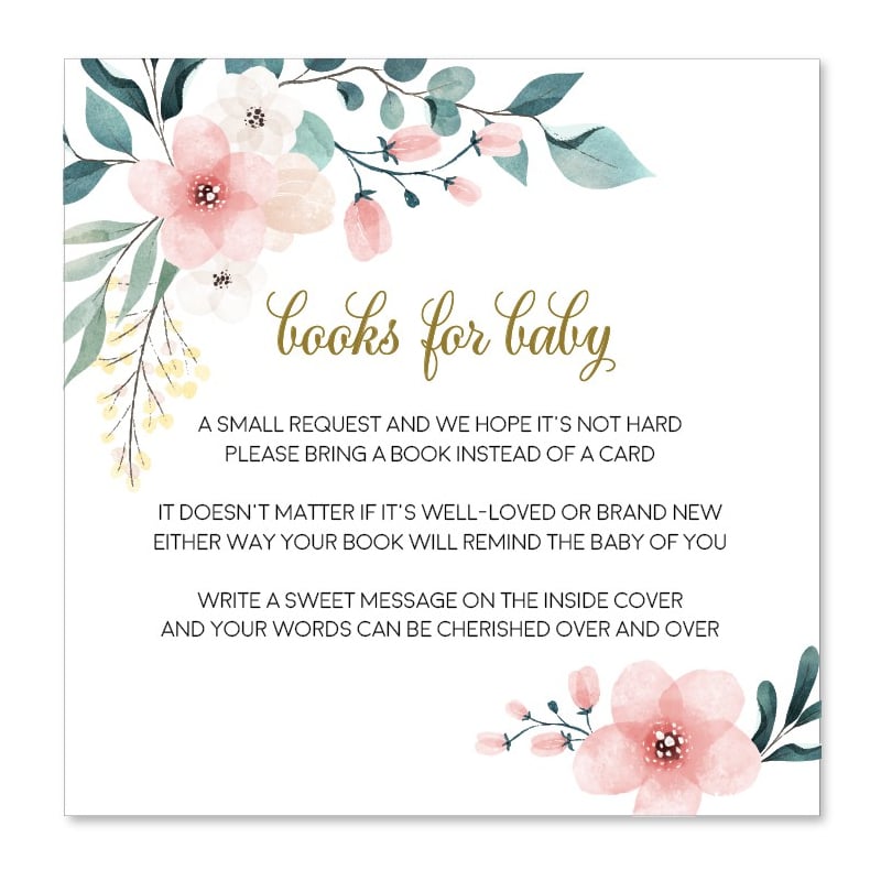Woodland Creatures Baby Shower Wishing Well Card