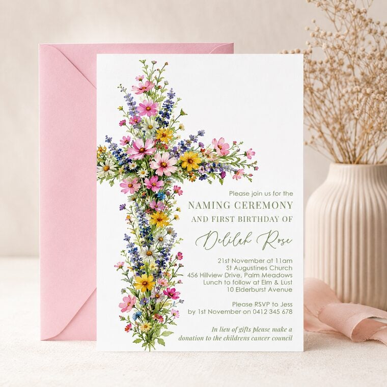 Naming Day Invitation Wording: Ideas & Examples for an Australian Naming Ceremony