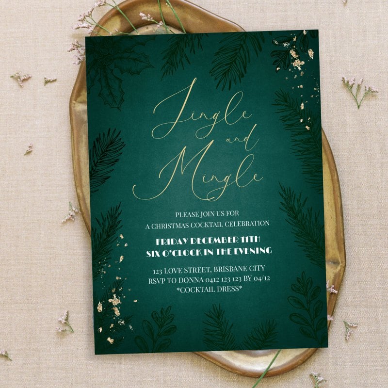 Exquisite Christmas Invitations
